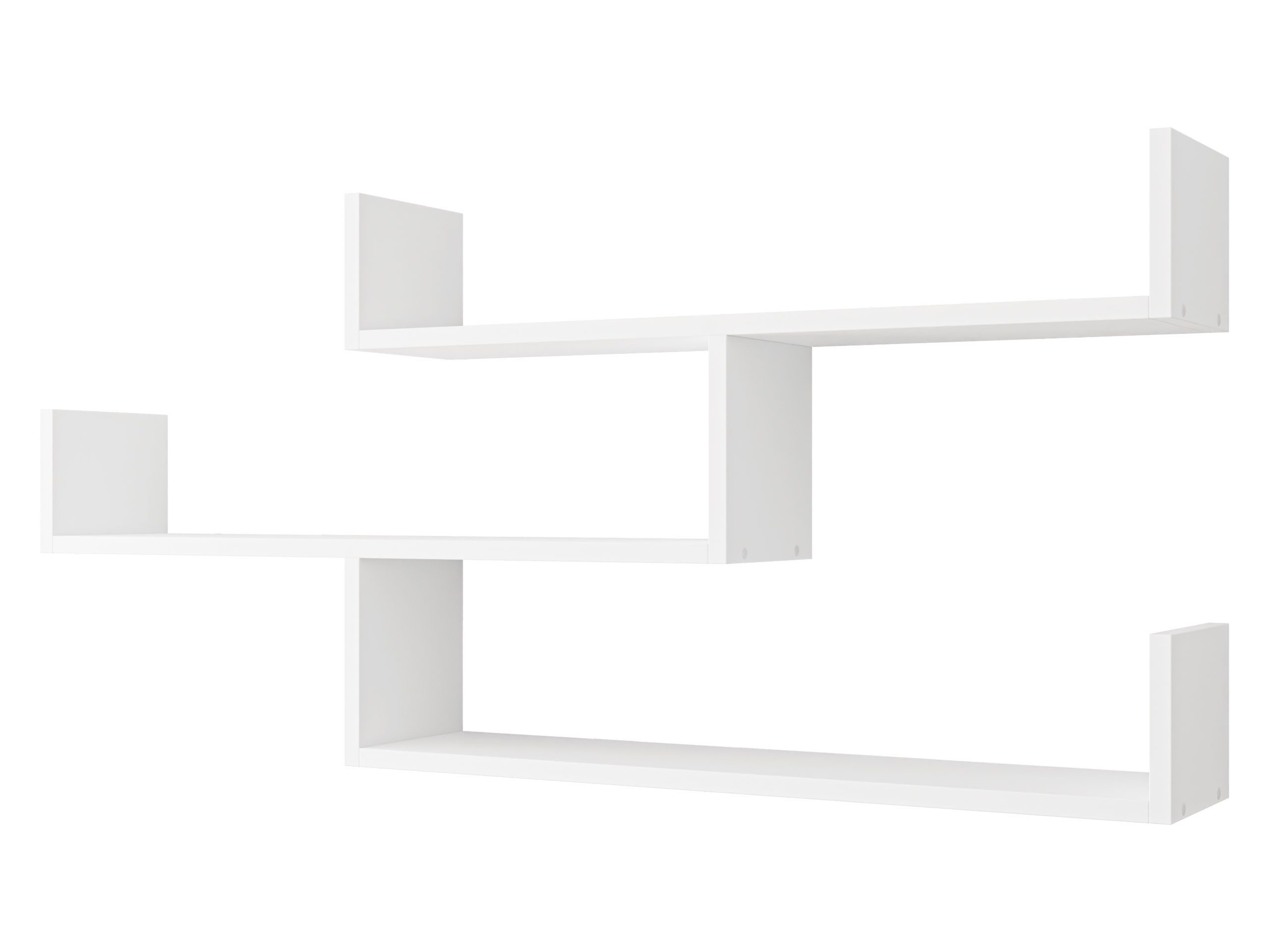 MIRJAN24 Wandregal Trio 003, 119x18x55 cm, mit Haken zum Aufhängen