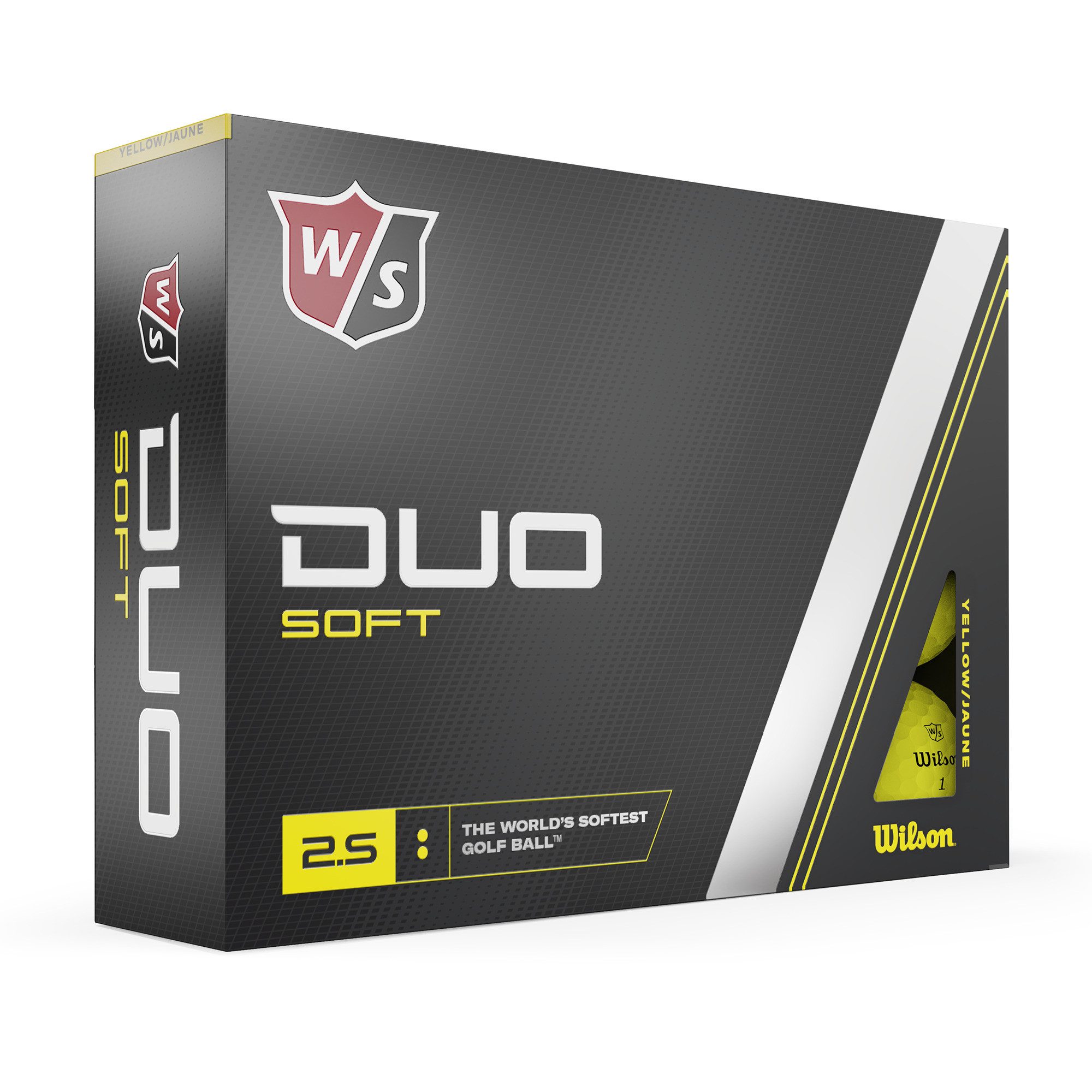 Wilson Golfball Wilson Staff Golfball Duo Soft 2.S Gelb 1 Dutzend