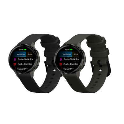 kwmobile Uhrenarmband 2x Sportarmband für Garmin Venu 3S, Armband TPU Silikon Set Fitnesstracker