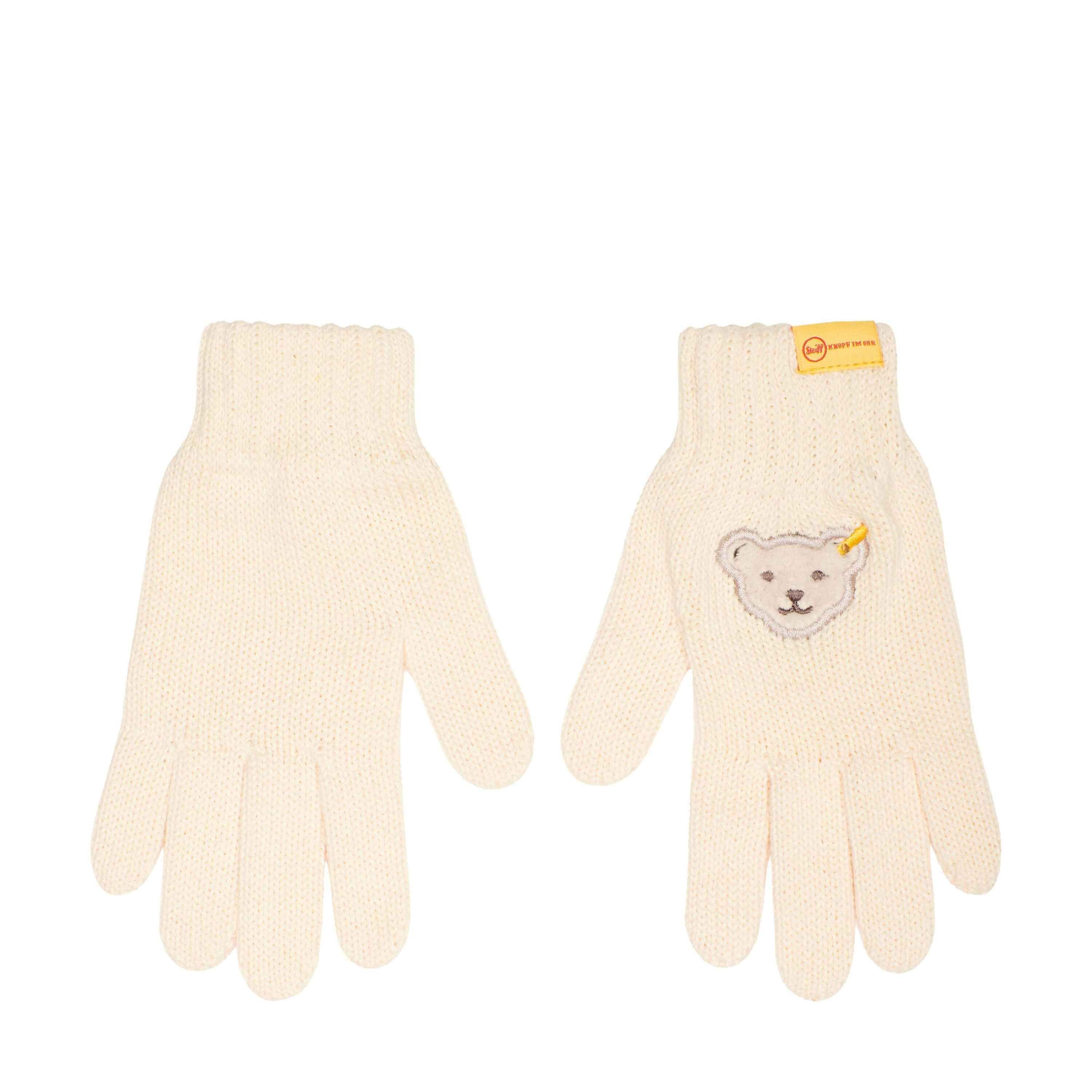 Steiff Strickhandschuhe Handschuhe Accessoires Baby Mini Antique & White