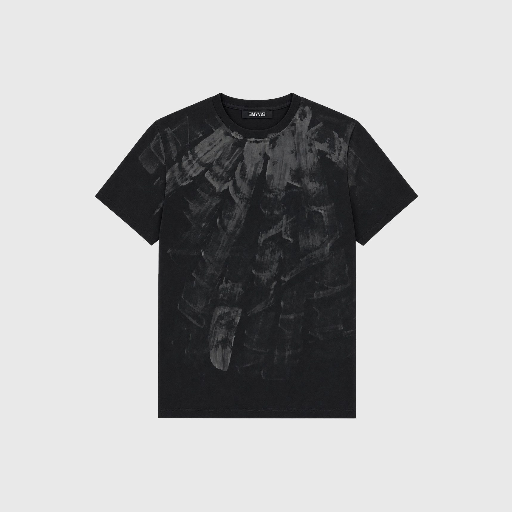 ENVYME T-Shirt Handbemalt Unikat Regular Fit 100% Bio-Baumwolle Kunst Kurzarm