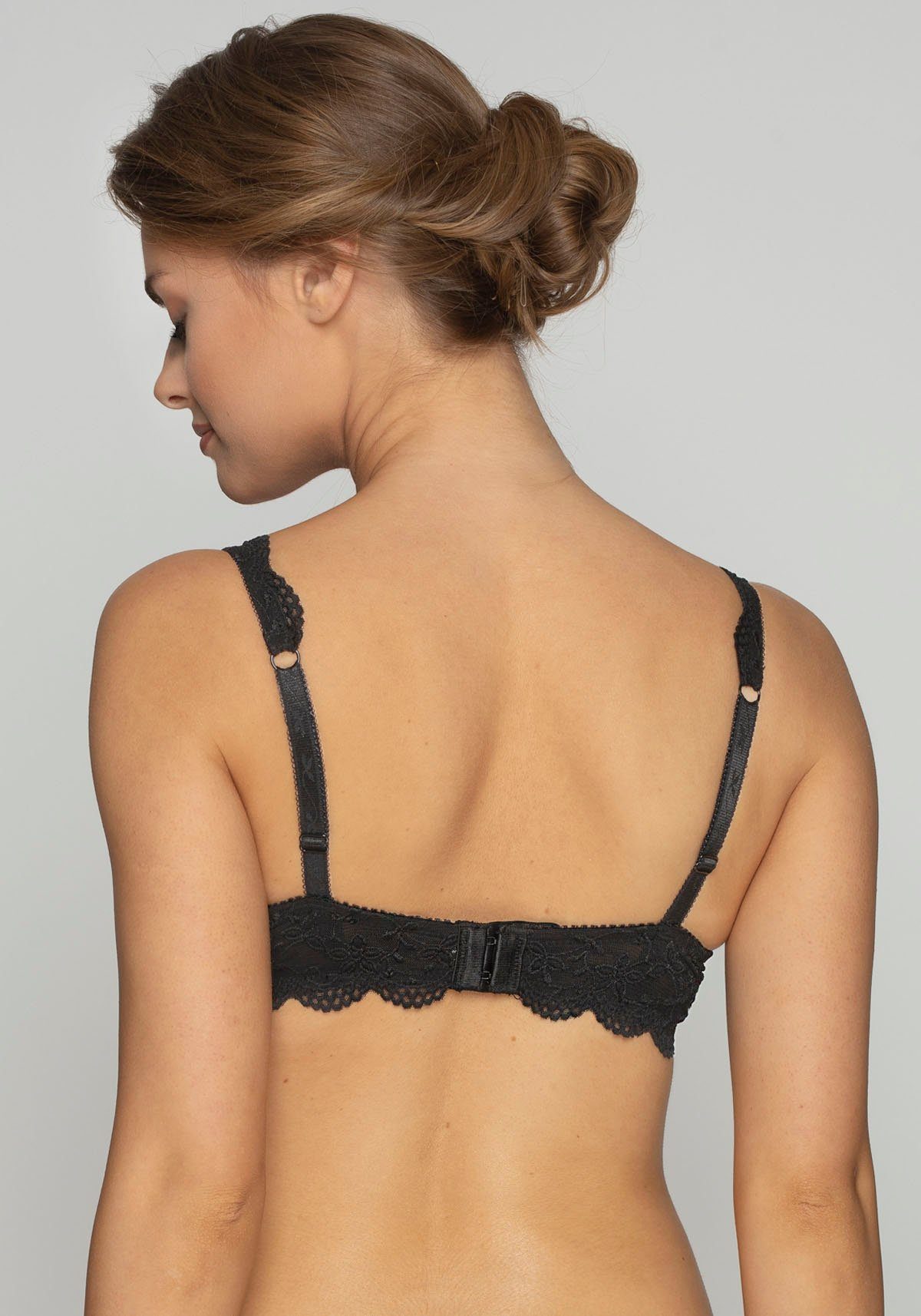 Nina Von C. Dirndl-BH "Silver Edition" feminin, bequem, wattiert, mit Spitze, herausnehmbare Pads, mit Bügel