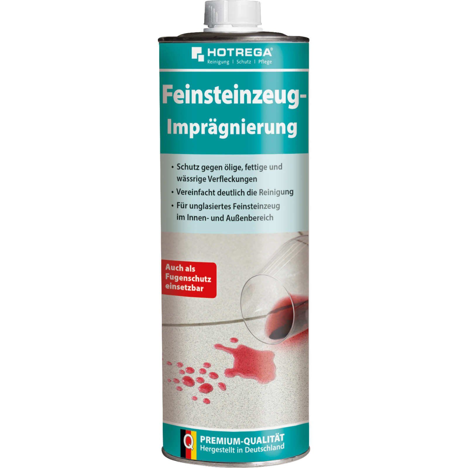 HOTREGA® Feinsteinzeug Imprägnierung Pflegeset 1 Liter