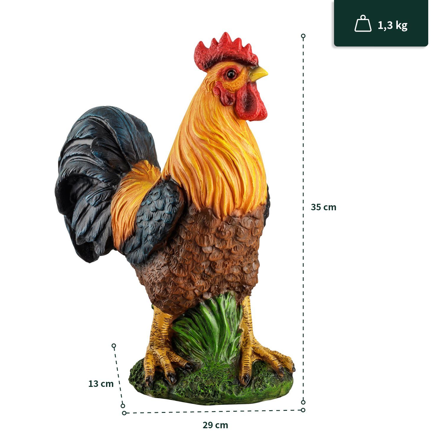 VERDOBA Gartenfigur Hühner, Hähne, Küken Gartenfiguren günstig online kaufen