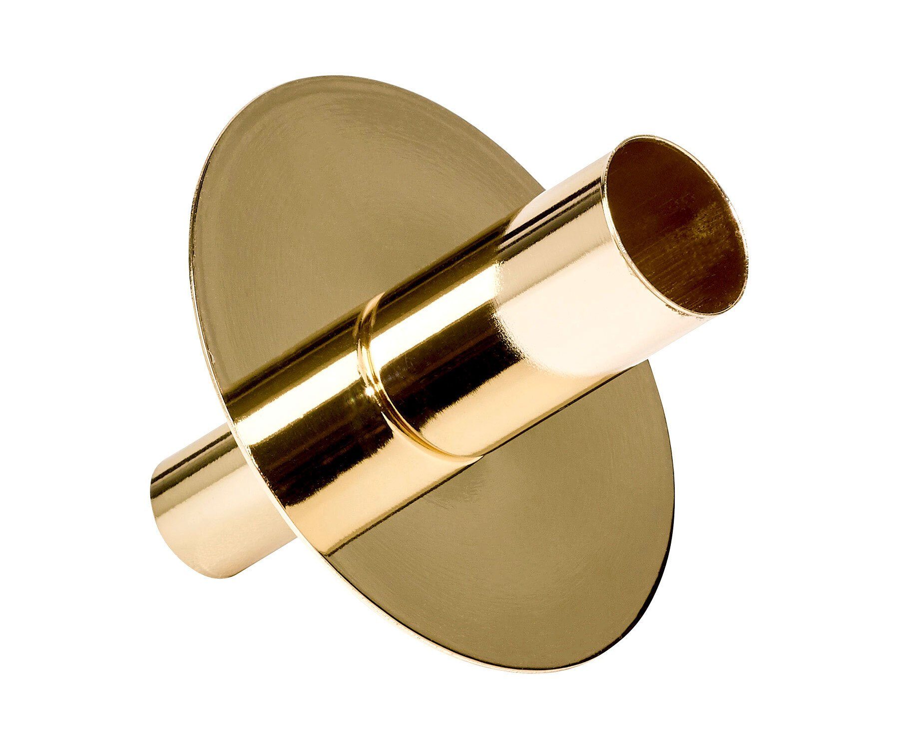EDZARD Kerzenhalter Gold, Gold-Optik, vernickelt, H günstig online kaufen