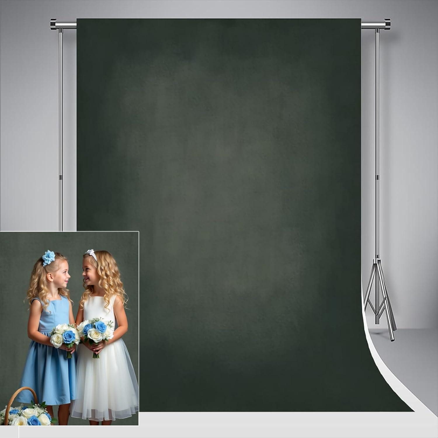 LuxusKollektion Hintergrundtuch Hintergrund Photostudio Retro Strukturiert Einfarbig 3x6m J04356