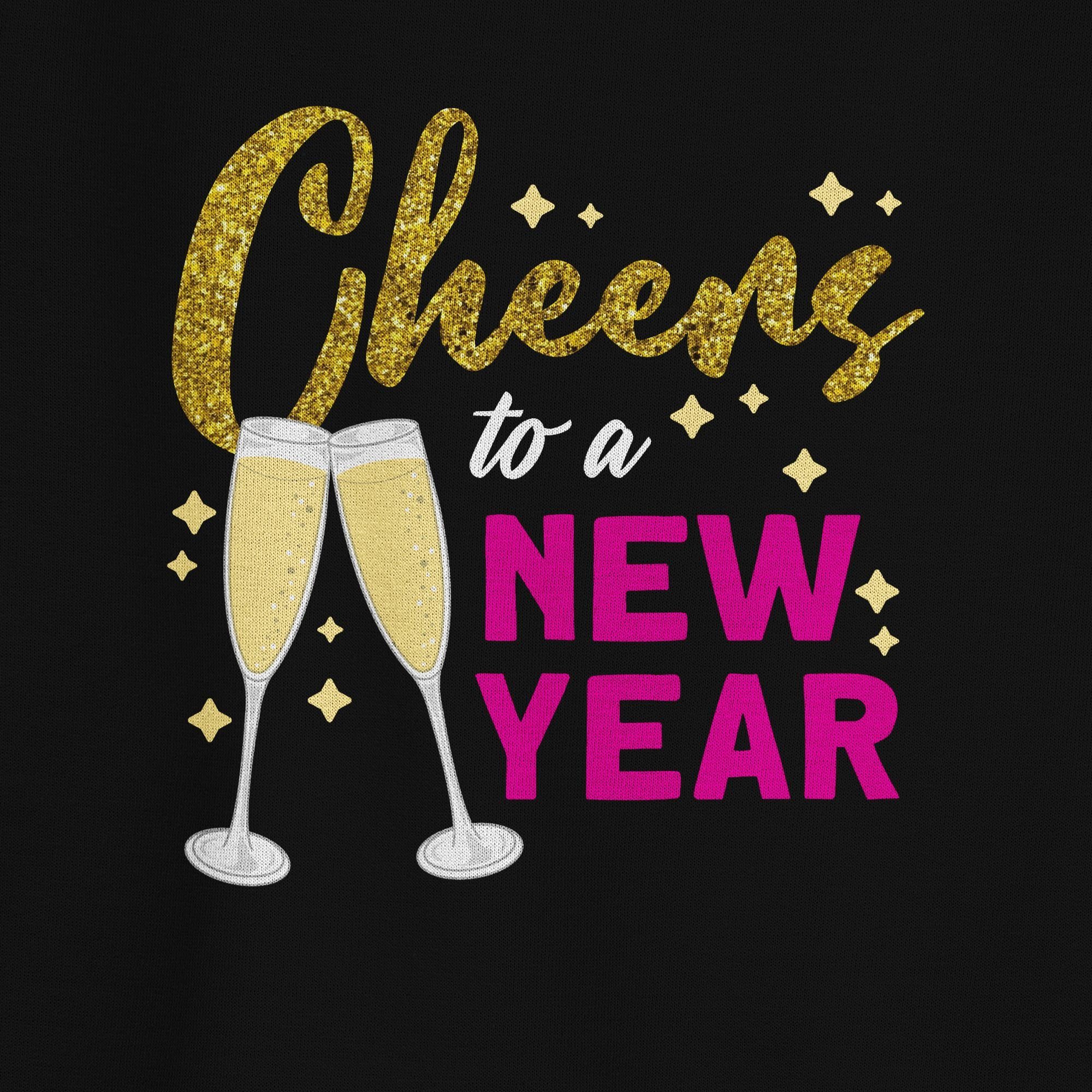 Shirtracer Sweatshirt Cheers to a new year (1-tlg) Silvester Erwachsene