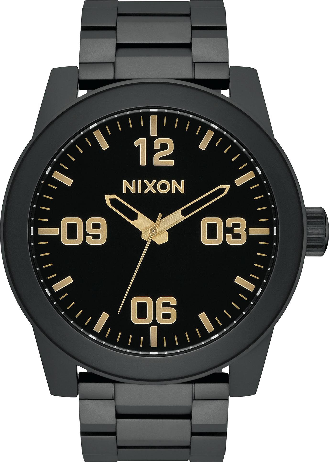 Herren Uhren Nixon Quarzuhr Nixon Corporal SS A346-1041 Herrenarmbanduhr