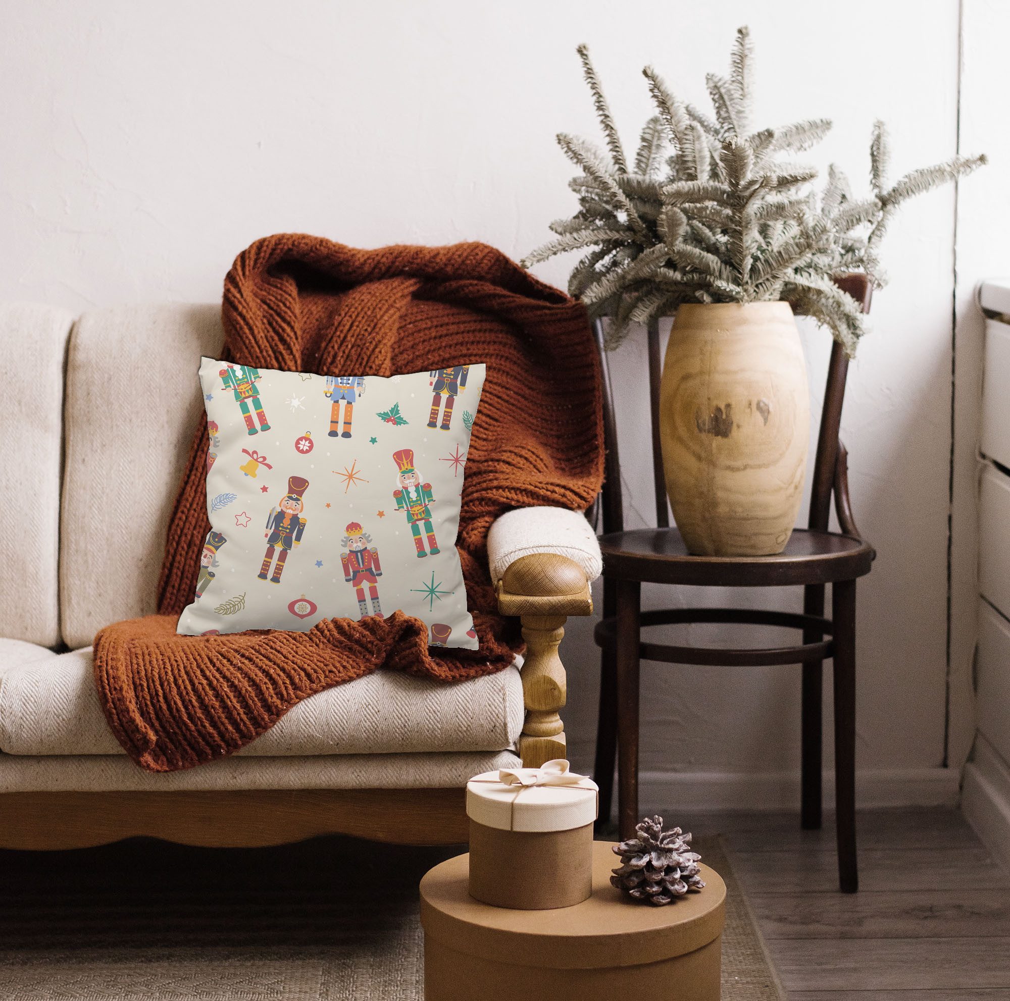 queence Dekokissen Nussknacker, Dekokissen mit HD günstig online kaufen