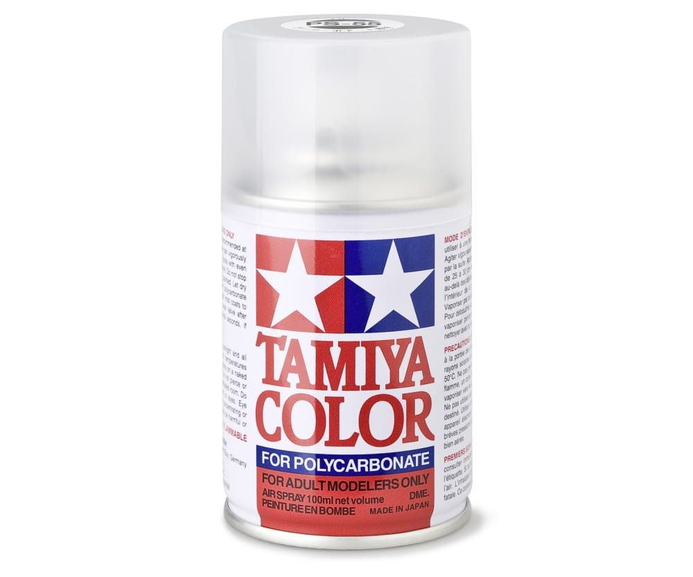 Tamiya Sprühfarbe Tamiya PS-55 Flat ClearSprühfarbe 100ml für Polycarbonat (Lexanfarbe
