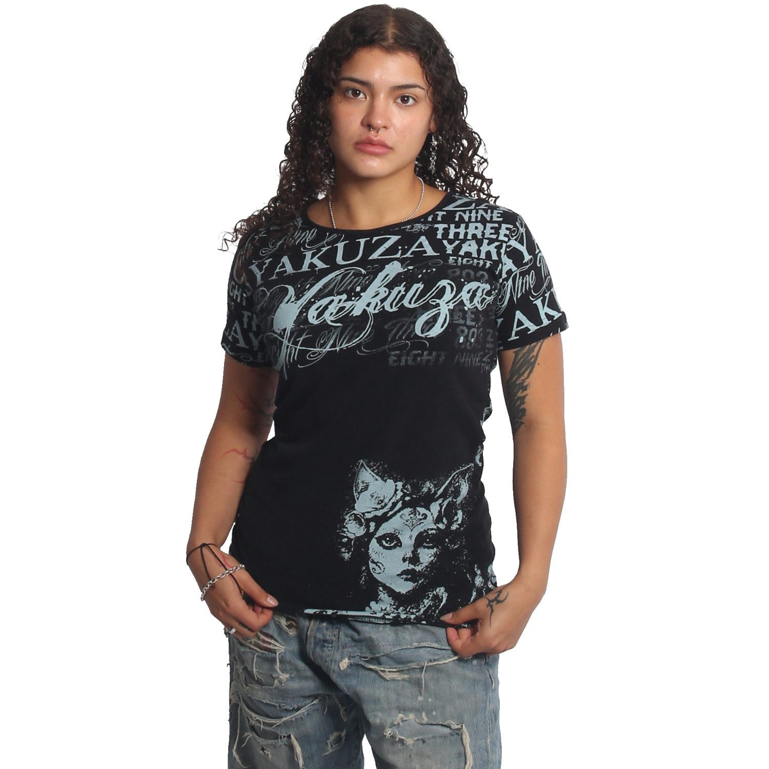 YAKUZA Rundhalsshirt Catz günstig online kaufen