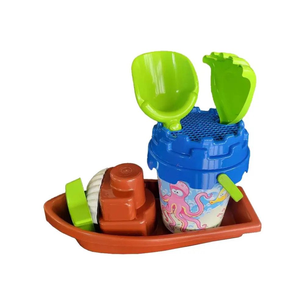 Vedes Sandform Outdoor active Eimergarnitur mit Boot, 7-teilig