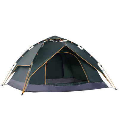Outsunny Faltzelt »Quick-Up-Zelt für 2 Personen + 1 Kind«