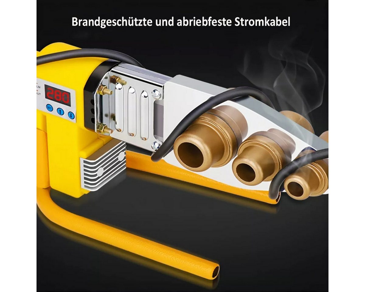 Thumbnail - FOUORTUNATE-BEE Elektroschweißgerät Kunststoffrohrschweißgerät elektrisch beheiztes Schmelzwerkzeug, 220V, 1000W, Beinha...