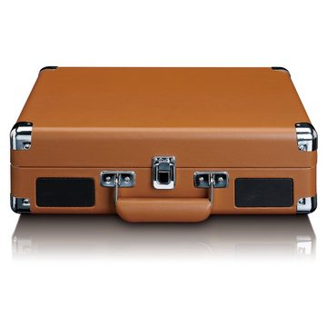 Lenco TT-10BN Plattenspieler (elektrisch, Retro-Kofferplattenspieler mit integrierten Lautsprechern)