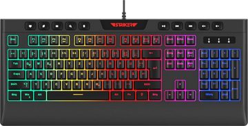 Hyrican Striker ST-GKB8115 (Anti-Ghosting, Multimedia-Tasten, RGB) Gaming-Tastatur