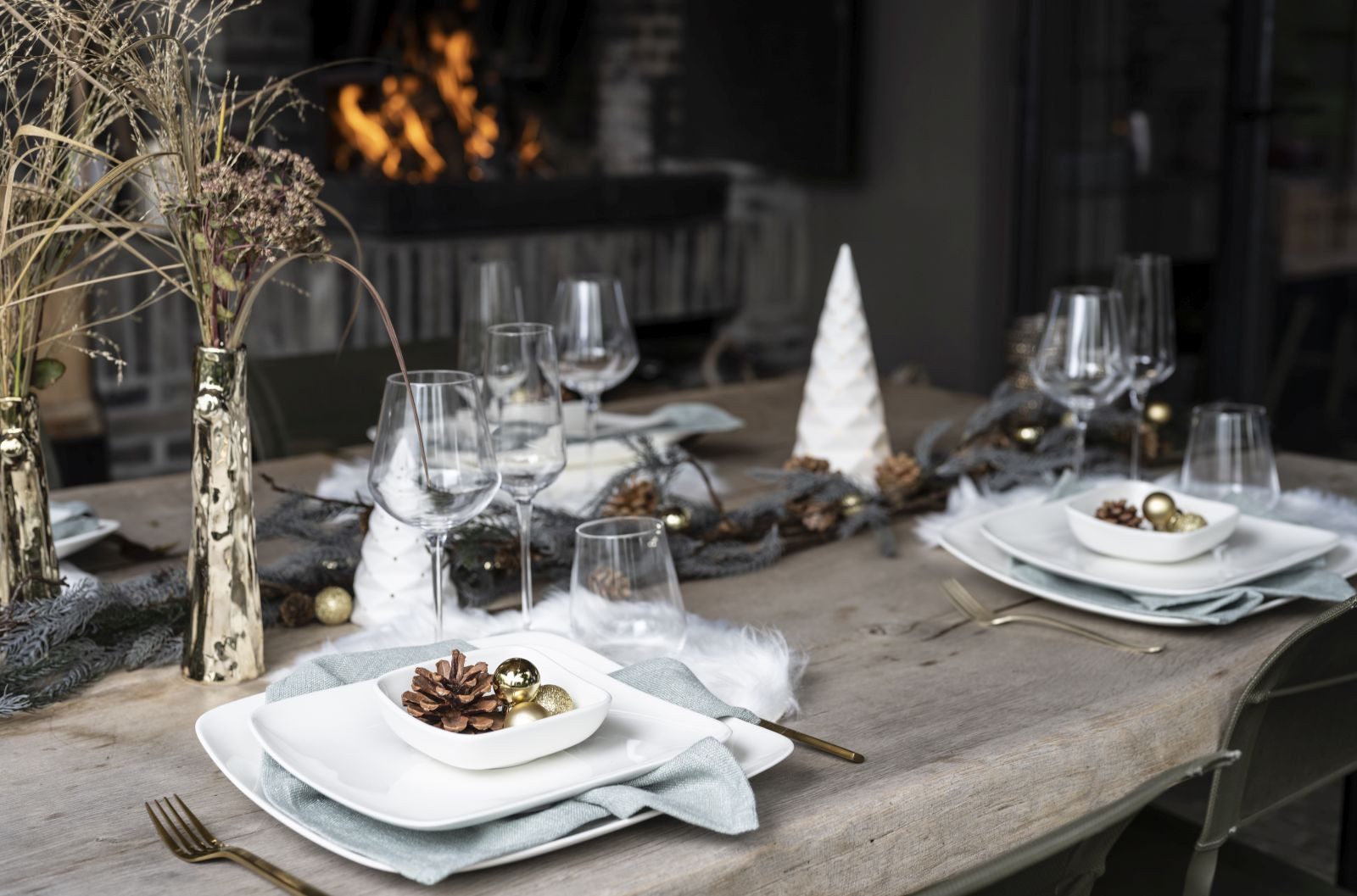 WestCraft Besteck-Set NUVORÉ cutlery, Besteck-Set aus Edelstahl, 16-tlg. - modernes Design (24-tlg), 6 Personen, Edelstahl, Stilvolles Besteck – ideal für Alltag & besondere Anlässe