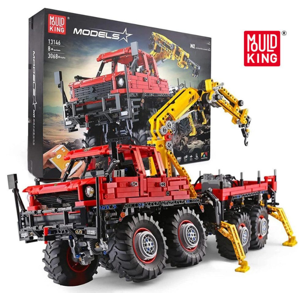 Mould King 13146 Ariculated Logging Truck Konstruktions-Spielset, (2906 St)