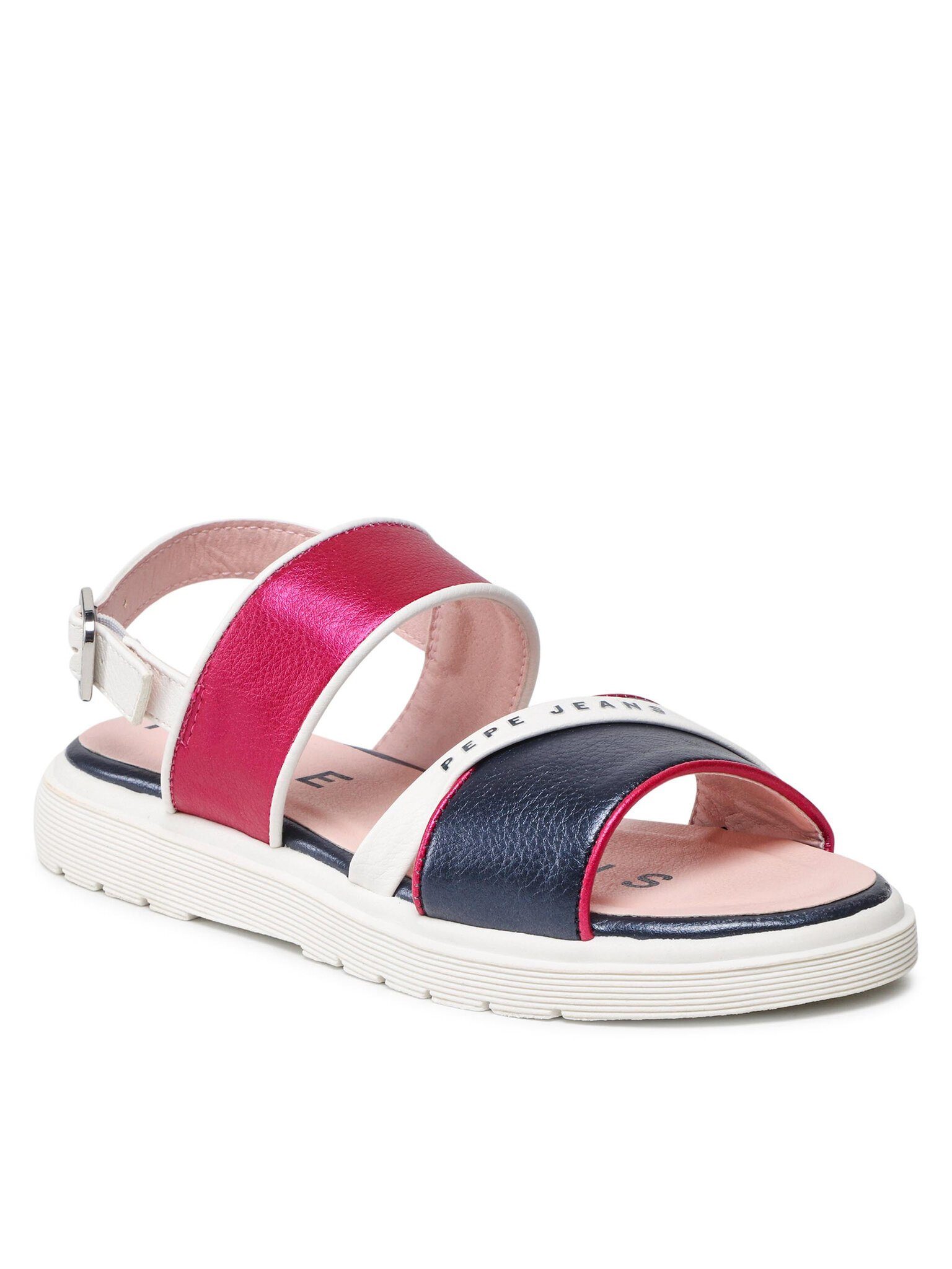 Pepe Jeans Sandalen Wendy Logo PGS90183 Fresh Fucjsia 347 Sandale
