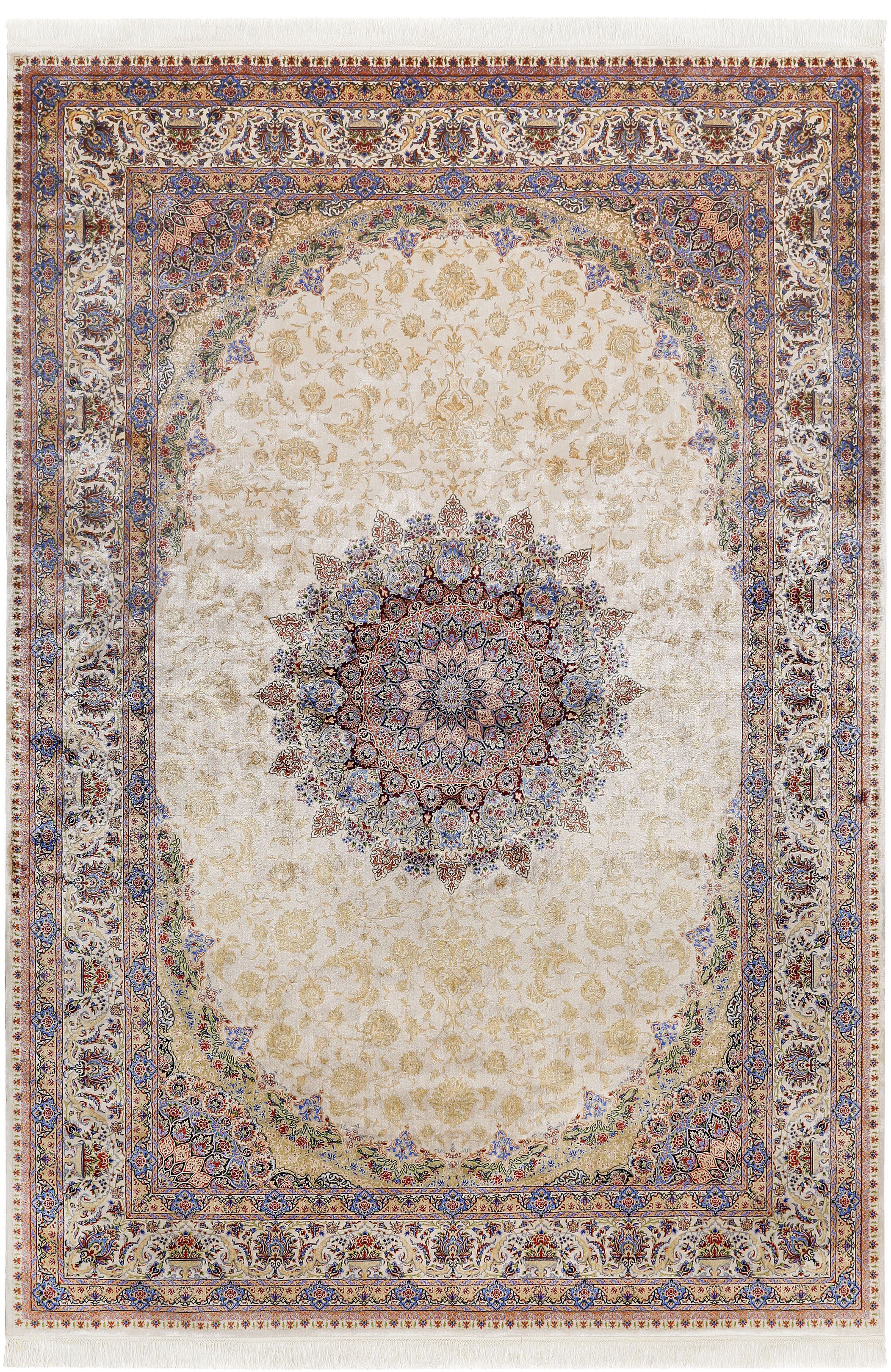 Wecon home Teppich Täbriz, rechteckig, Höhe: 5 mm, Wohnzimmer, Orient Design