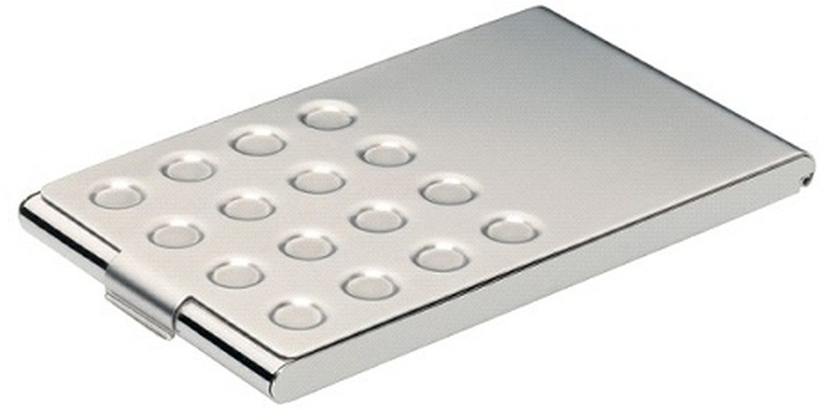 DURABLE Визитные карточкиhülle Визитные карточки-Box Business Card Box für 15 Karten metallic silber
