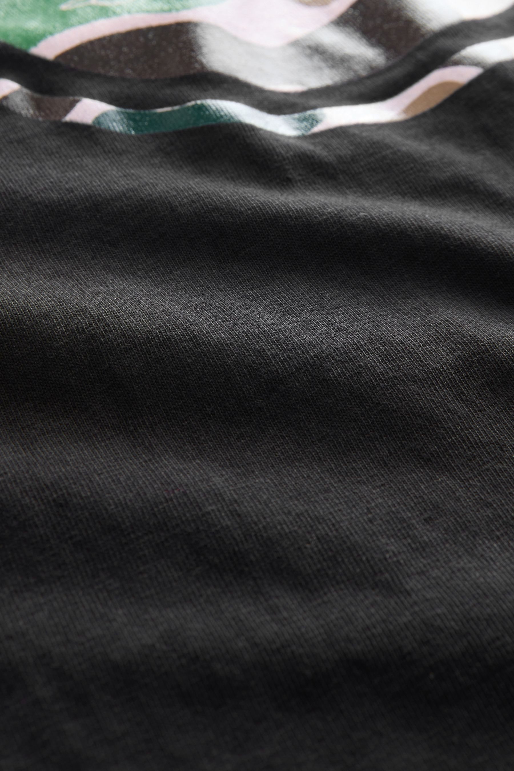 Next T-Shirt Kurzarm-T-Shirt mit Grafik-Print aus Baumwolle (1-tlg)