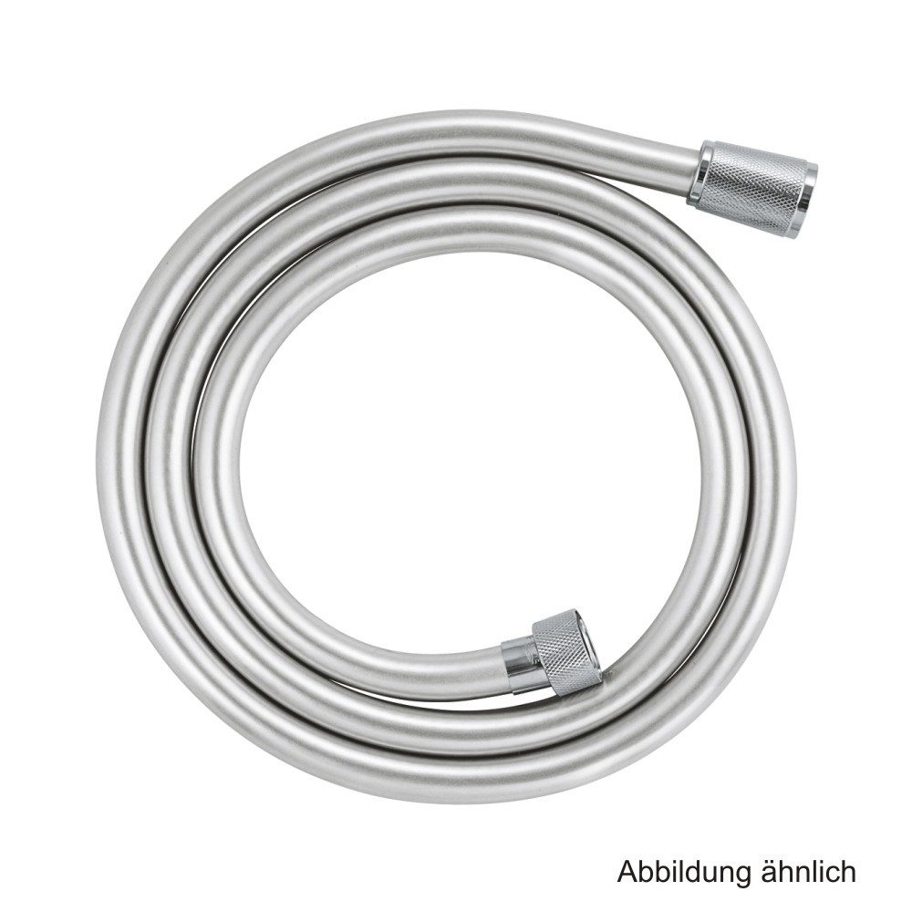 Grohe Brausegarnitur GROHE Silverflex Brauseschlauch TwistStop 1500mm chrom, 28364001