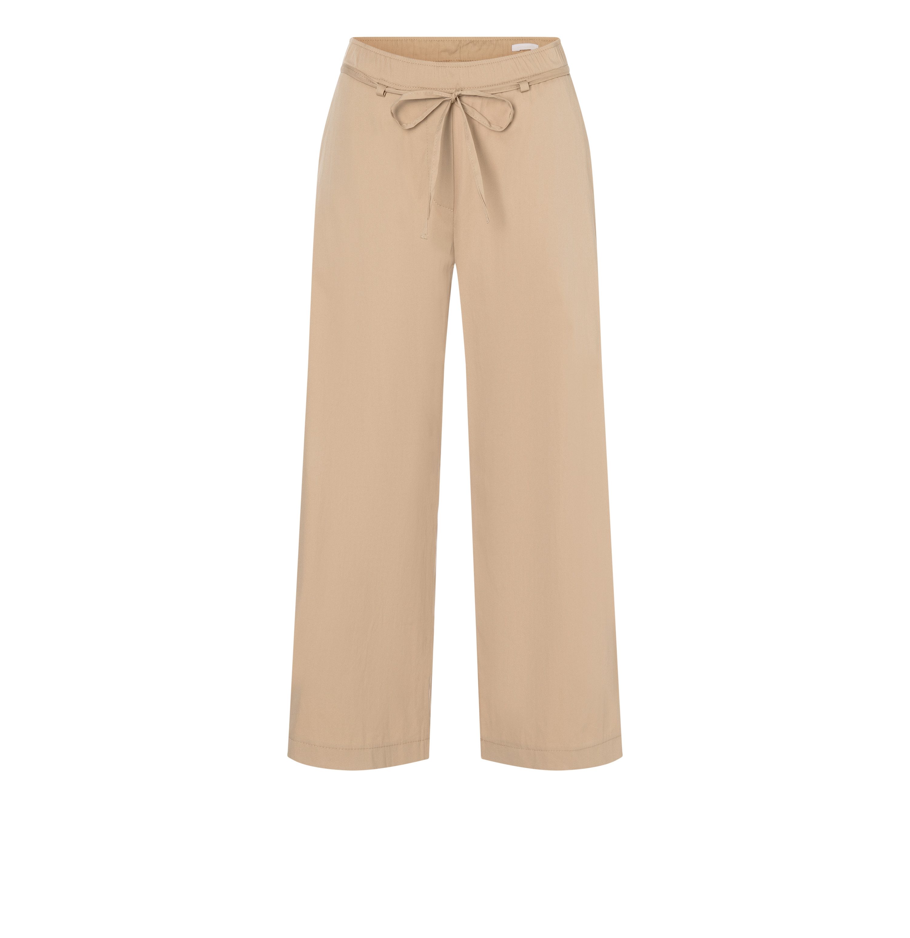 MAC 7/8-Hose CHIARA BELT cropped Wide Fit, mit geradem, weitem Bein