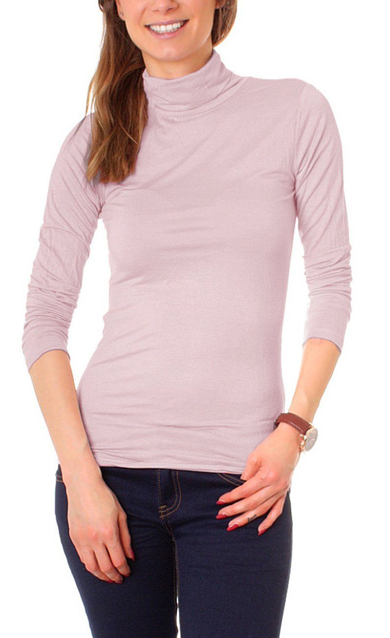 Muse Rollkragenshirt Basic Rollkragenshirt Langarm 3315 günstig online kaufen