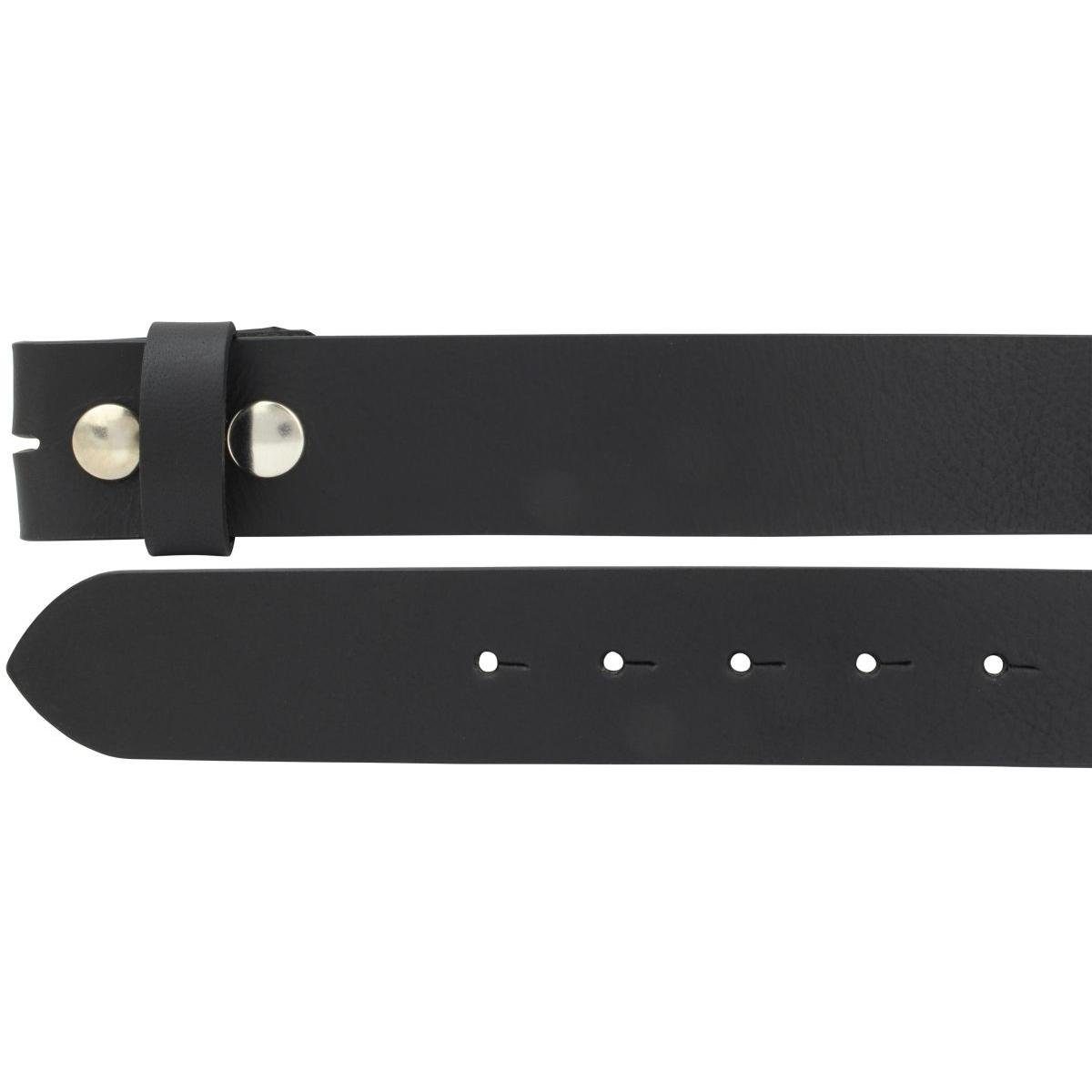 BELTINGER Ledergürtel Wechselgürtel aus Vollbüffelleder mit Druckknöpfen 4 cm - Druckknopf-G (1-St) – Bild 3 von 3