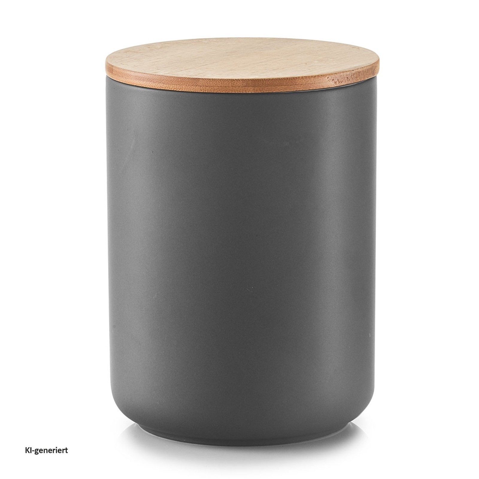 Neuetischkultur Vorratsdose Vorratsdose mit Bambusdeckel, Keramik, (Stück, 1-tlg., 1 Vorratsdose mit Bambusdeckel ohne Dekoration), Keramikdose. € 19,03