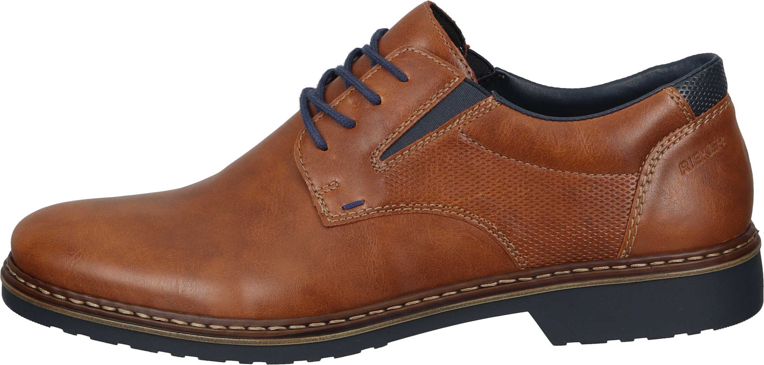 Rieker Schnürer Schnürschuh mit Gummizug