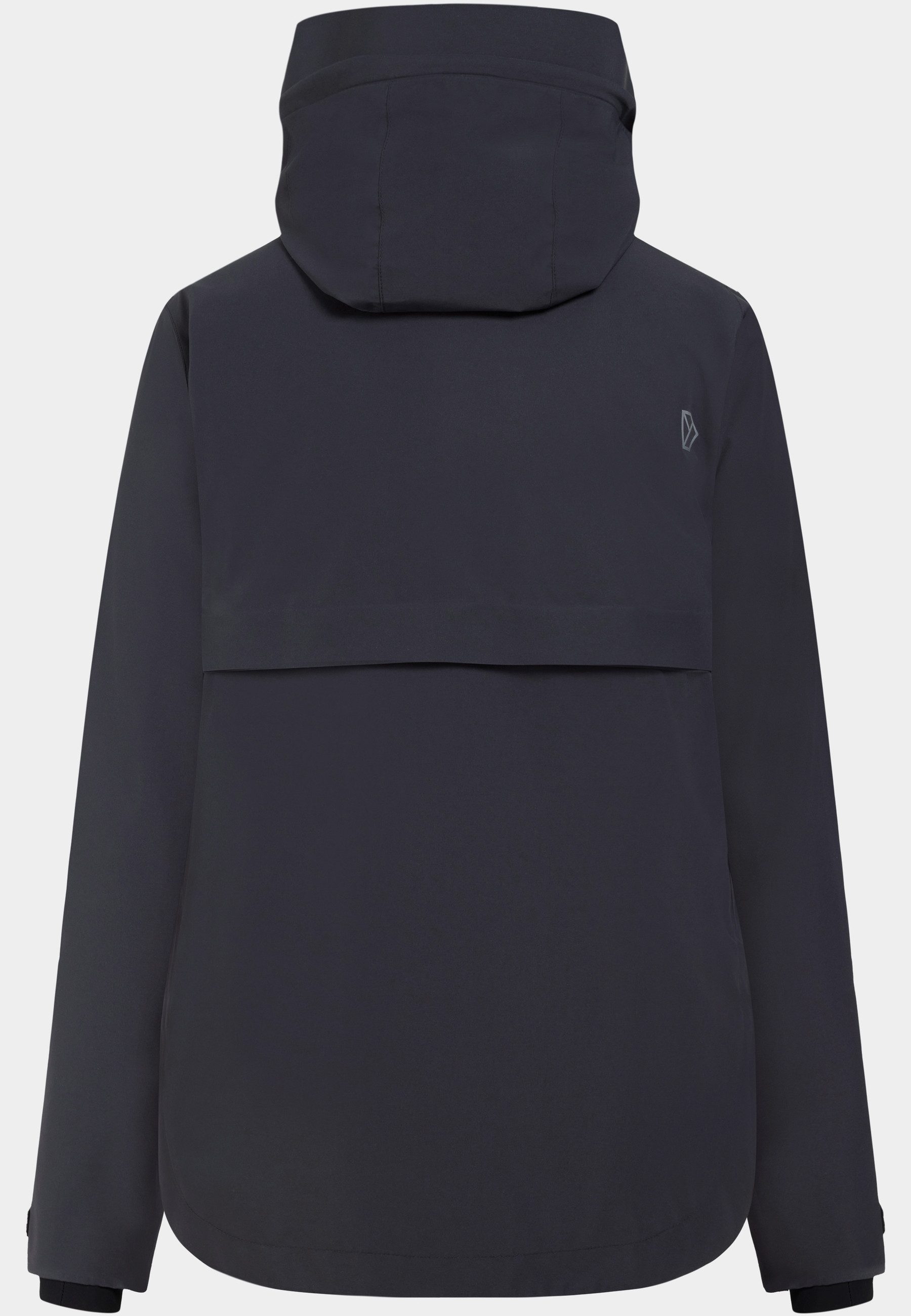 Didriksons Outdoorjacke Damen Winterjacke wasserdicht winddicht atmungsaktiv Kapuze JENNIE 2-Wege-Reißverschluss, Reflektierender Logo-Druck, Verstellbare Kapuze