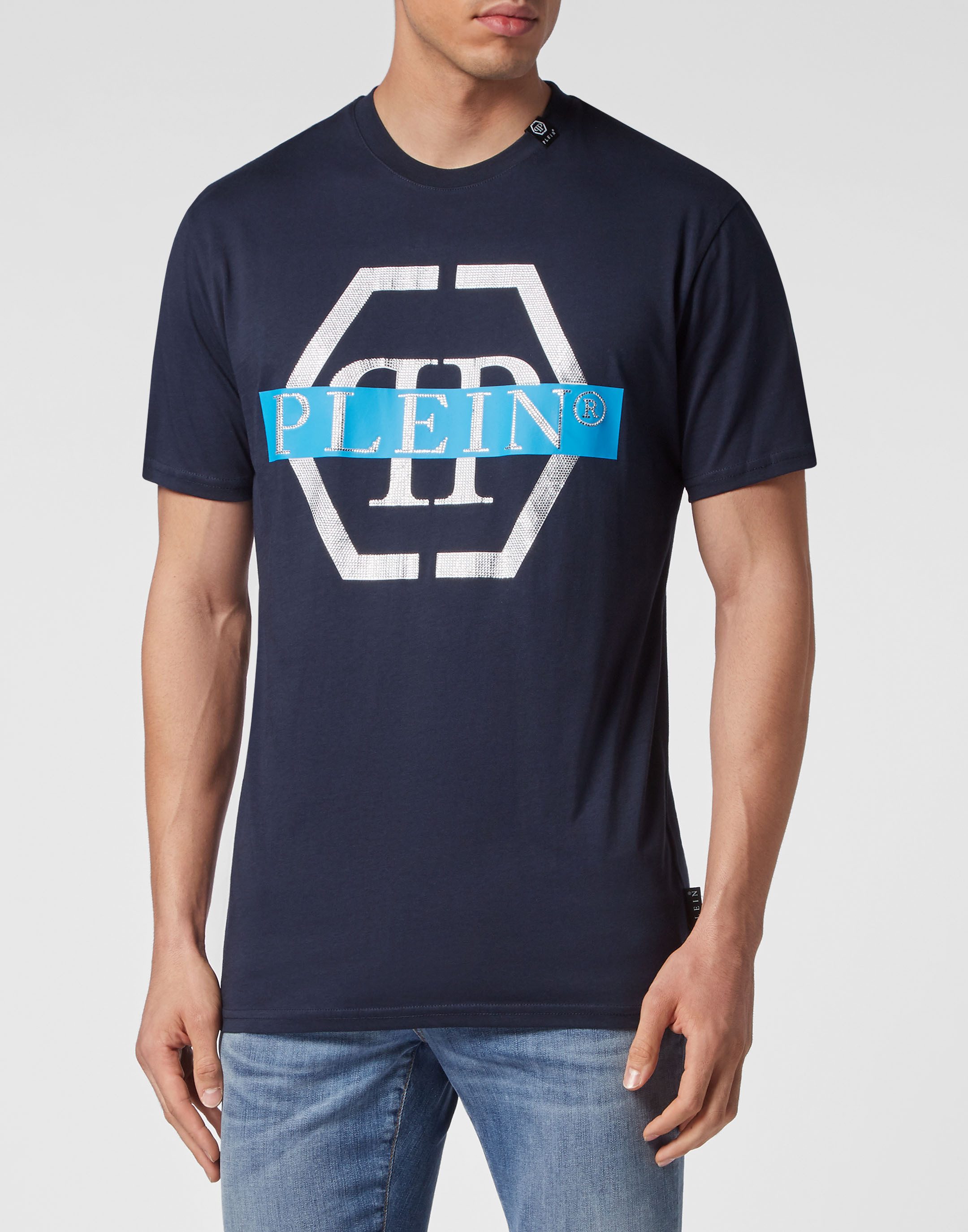 PHILIPP PLEIN T-Shirt T-Shirt Rundhalsausschnitt Ss günstig online kaufen