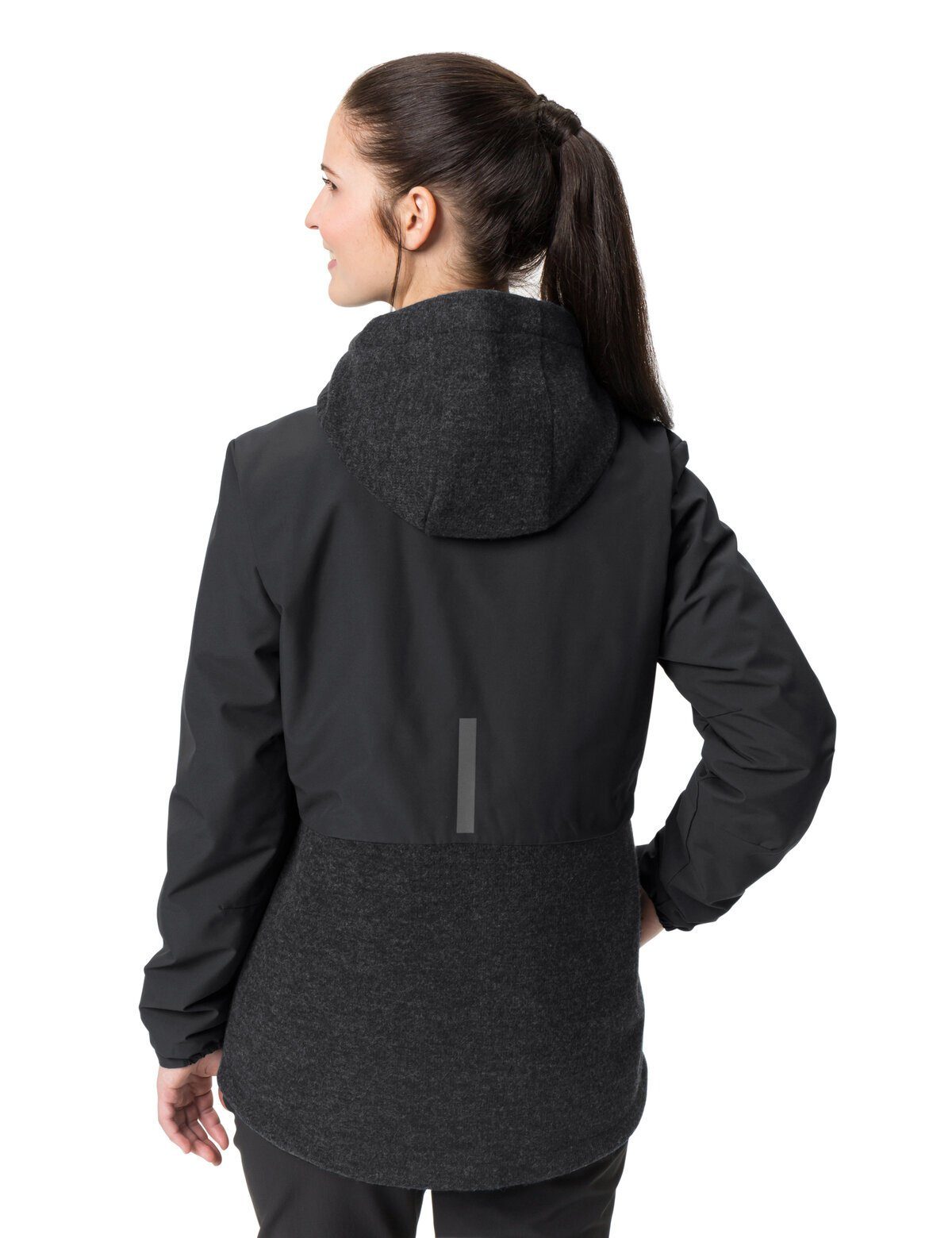 padded Women's Jacket VAUDE Outdoorjacke IV (1-St) Klimaneutral uni Cyclist kompensiert black