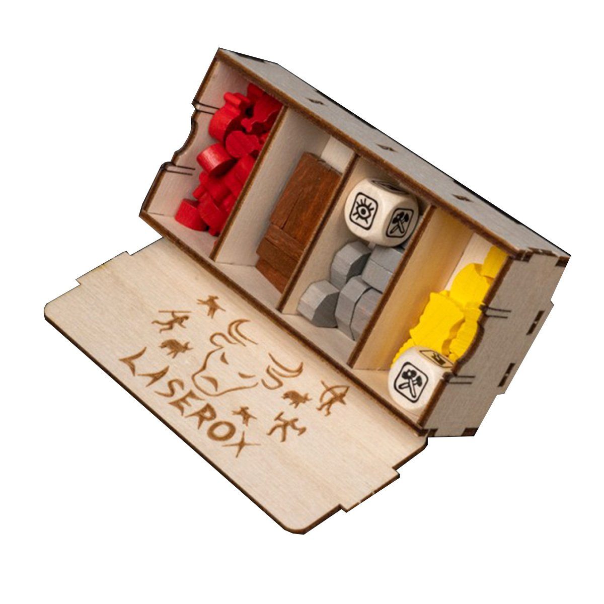Laserox Spiel Insert Paleo Organizer für Paleo + Erweiterungen