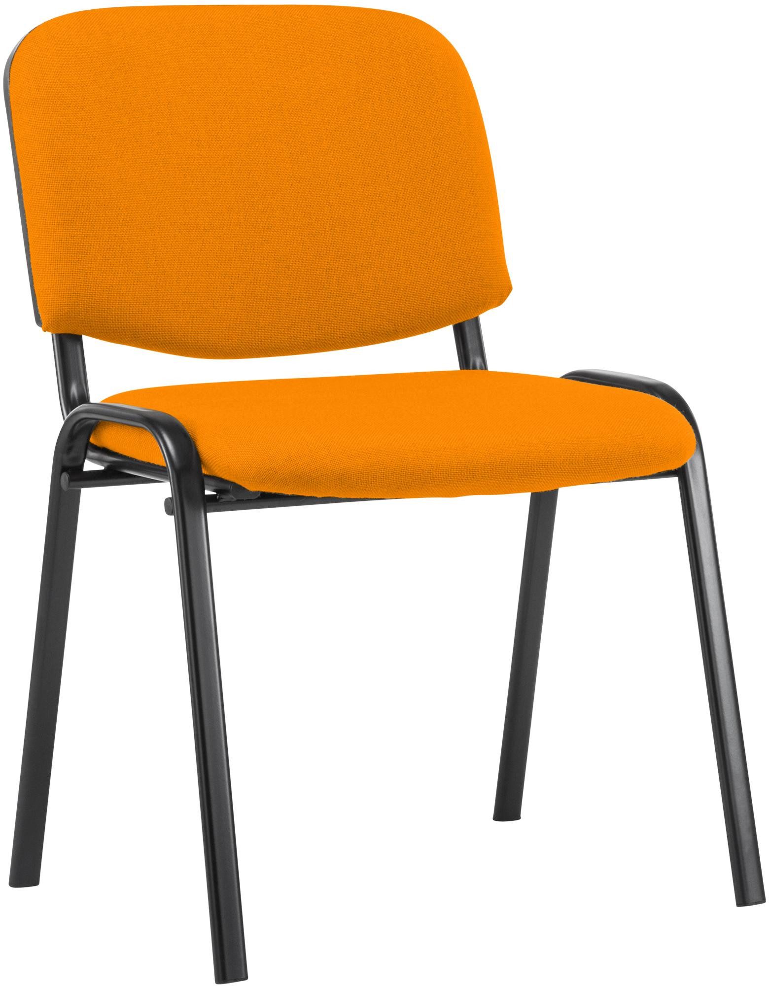 CLP Besucherstuhl Ken, stapelbares Metallgestell, Stoff-Bezug günstig online kaufen