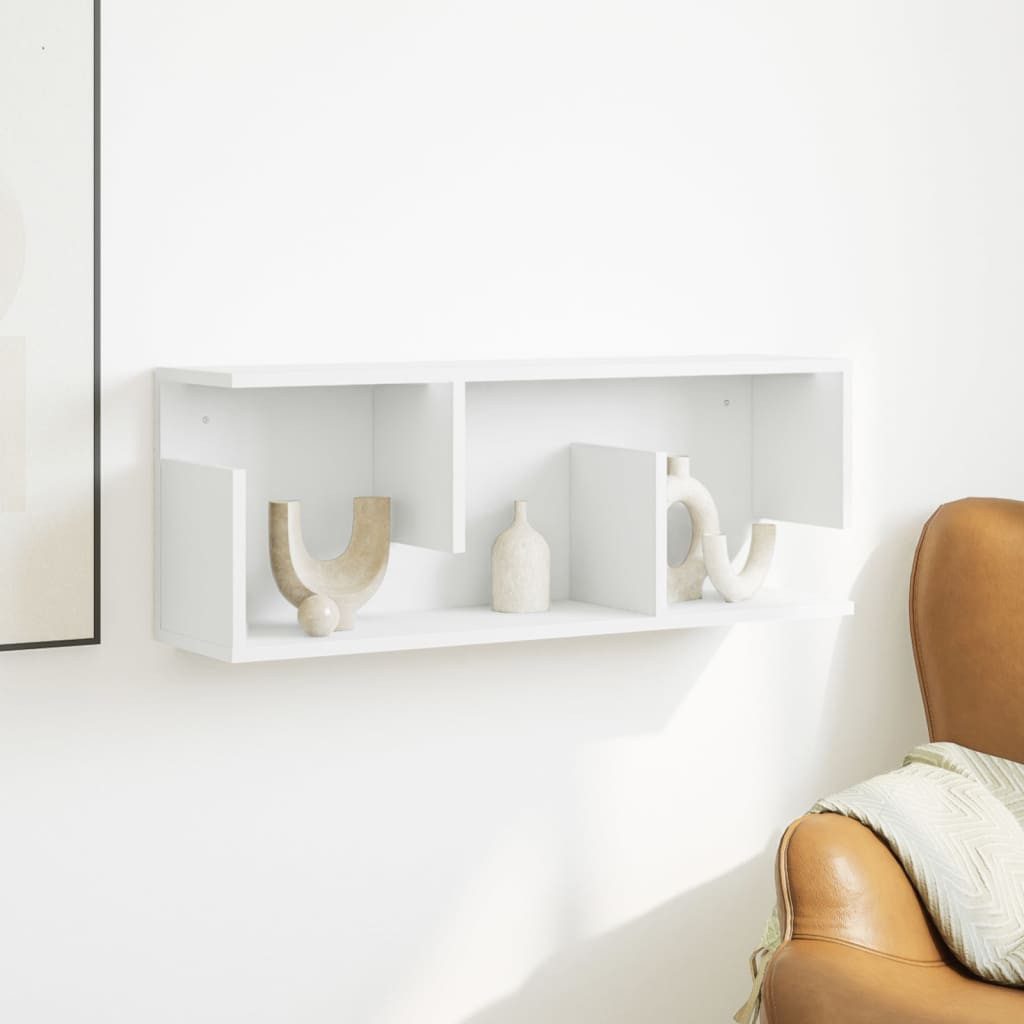 vidaXL Regal Wandschrank 80x20x30 cm Weiß günstig online kaufen
