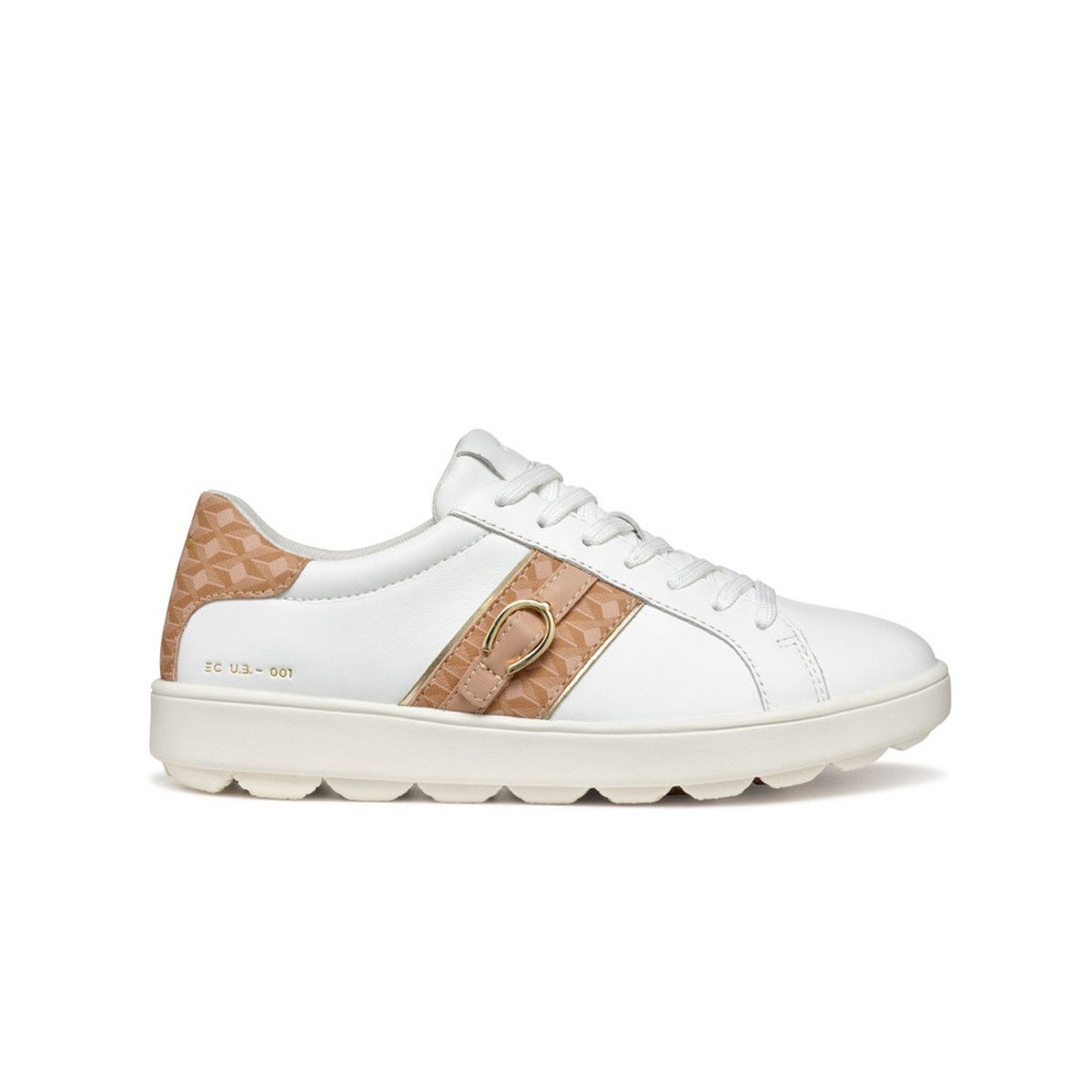 GEOX SPHERICA ECUB, Sneaker in Weiß,kombiniert für Damen Sneaker