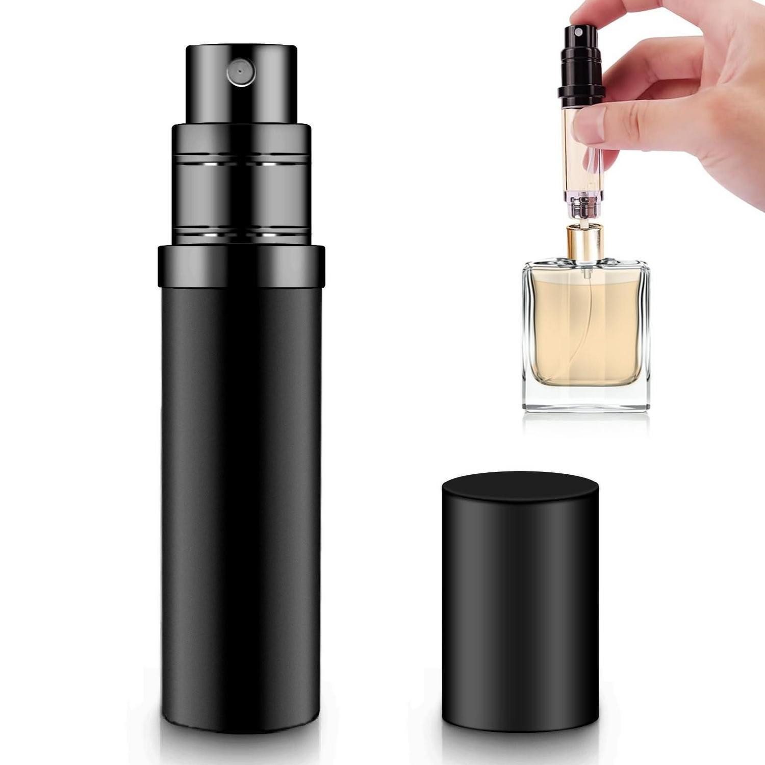 LuxusKollektion Parfümzerstäuber Parfum Zerstäuber 5ml Schwarz