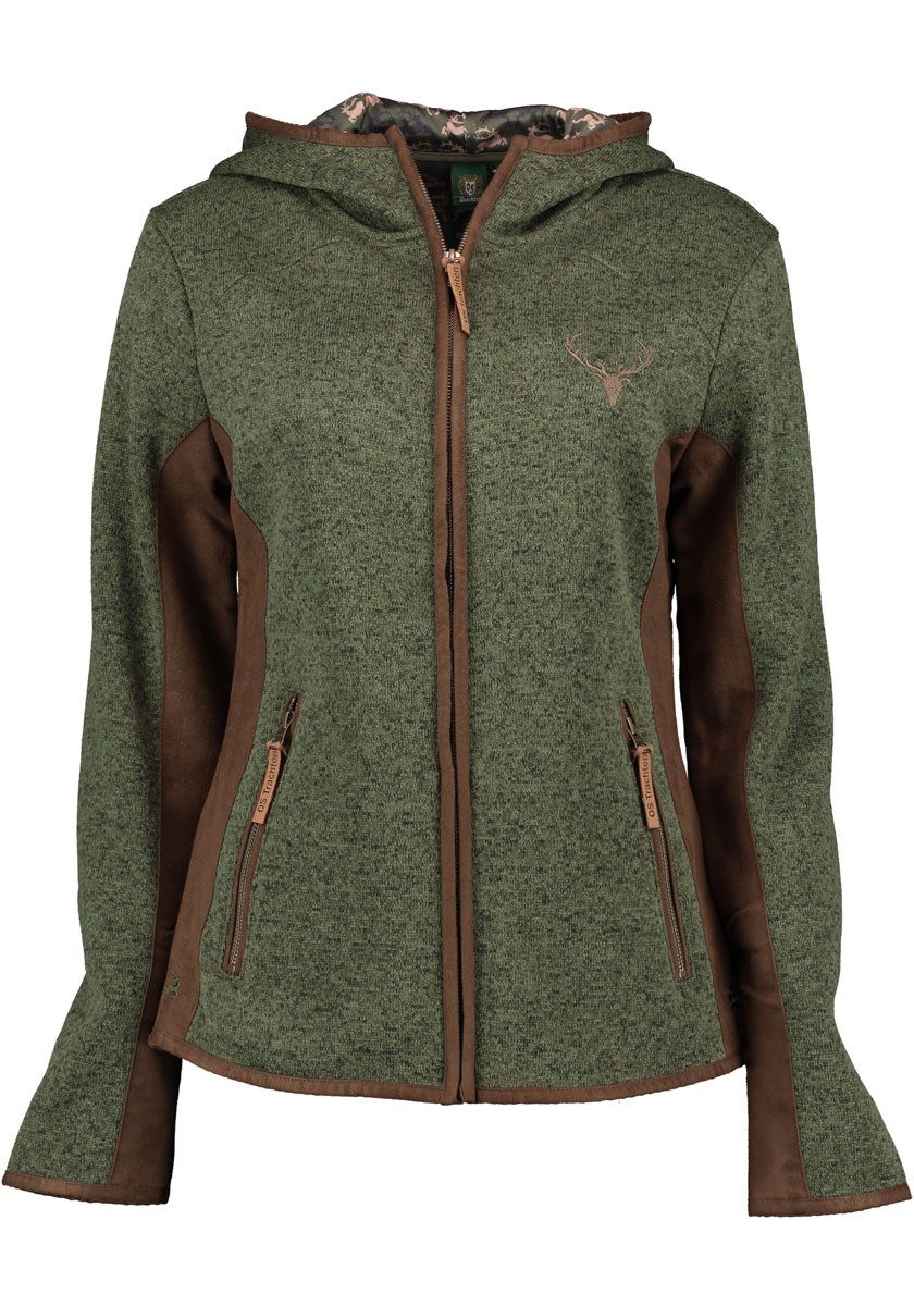 OS Trachten Strickfleecejacke Zumgu Outdoorjacke mit günstig online kaufen