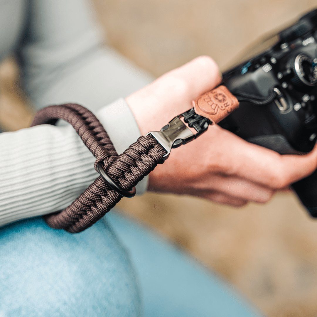 Kamera Handschlaufe Claw Paracord C-Rope Coffee Kamerazubehör-Set aus Dark