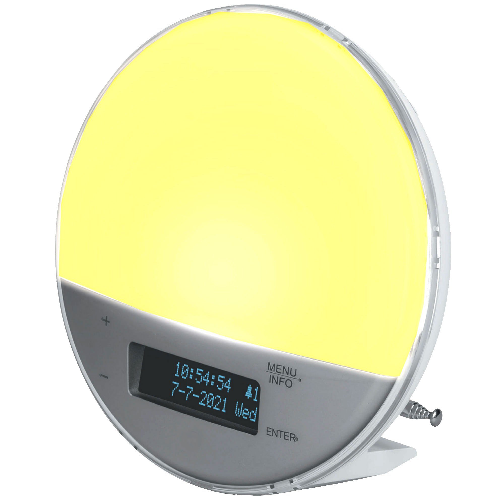 Miraval Quarzwecker Miraval Lichtwecker DAB+ FM Sonnenaufgangssimulation Ra günstig online kaufen