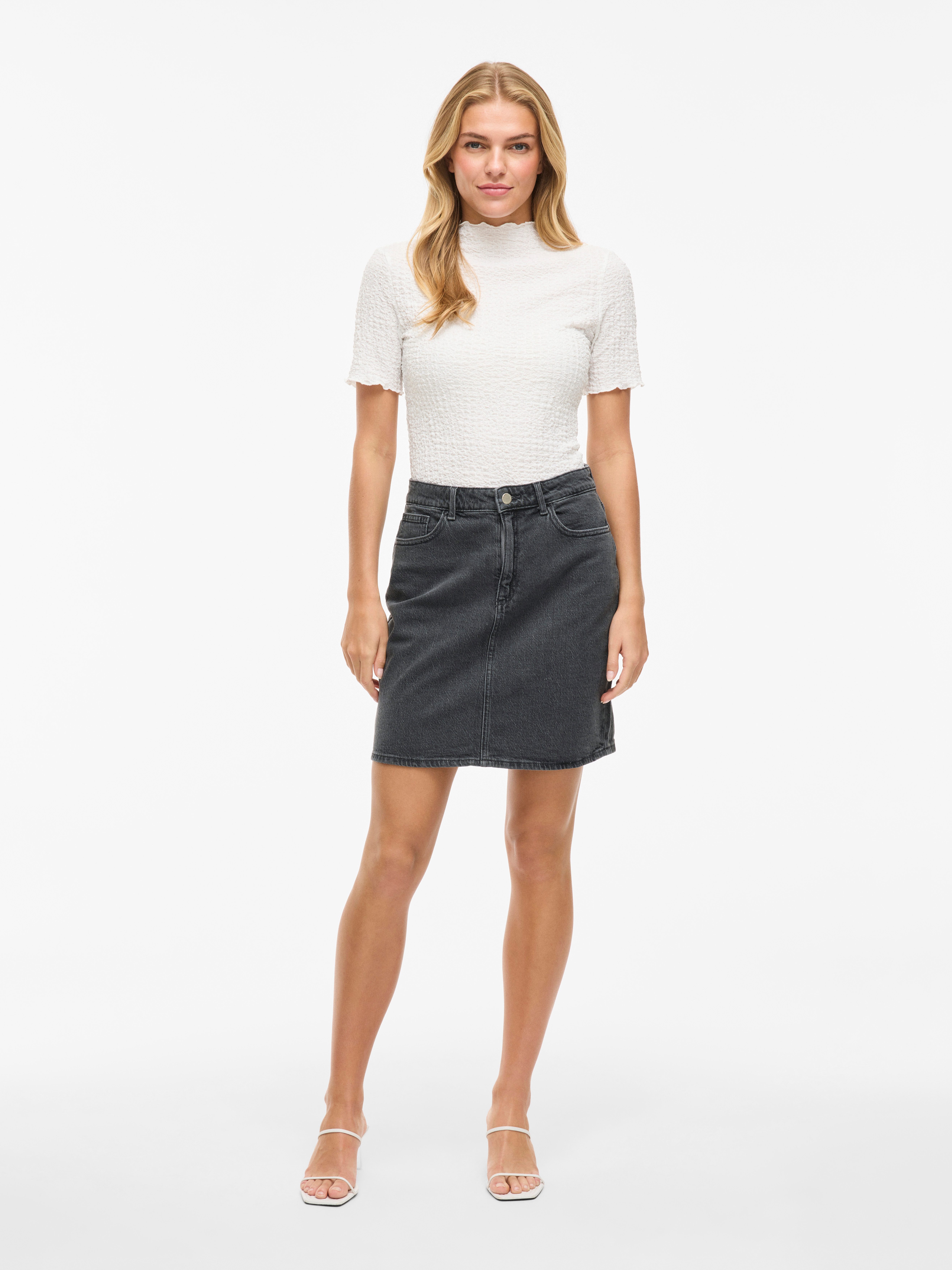 Vila Jeansrock VIKAJA JAF LBD DENIM SKIRT- NOOS