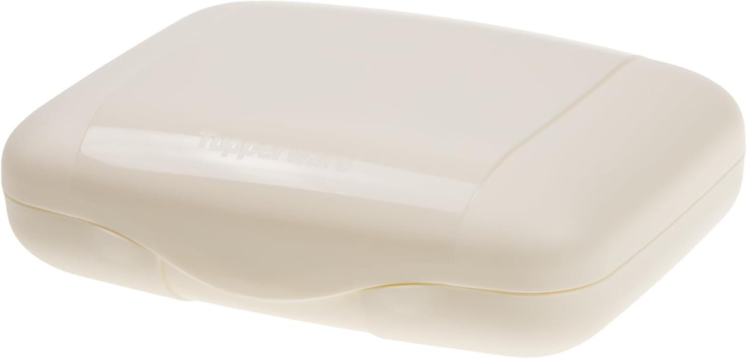 TUPPERWARE Lunchbox Tupperware kleine Snackbox 200ml in weiß