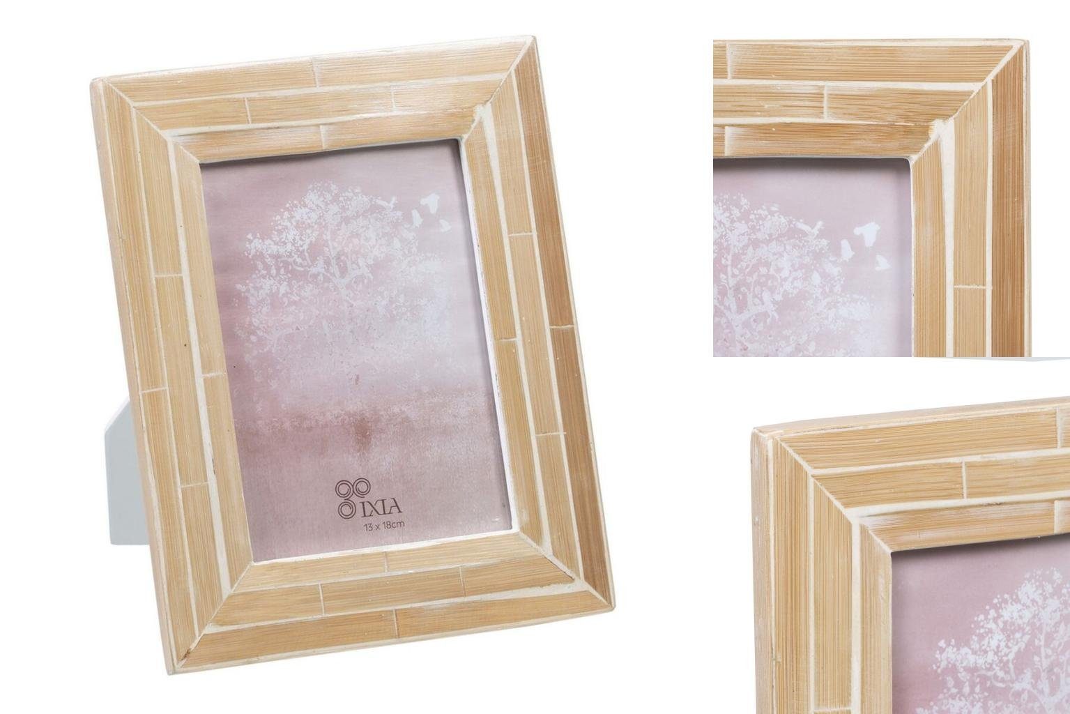 Bigbuy Рамки Fotorahmen Beige 20 x 25 cm Bambus Holz MDF