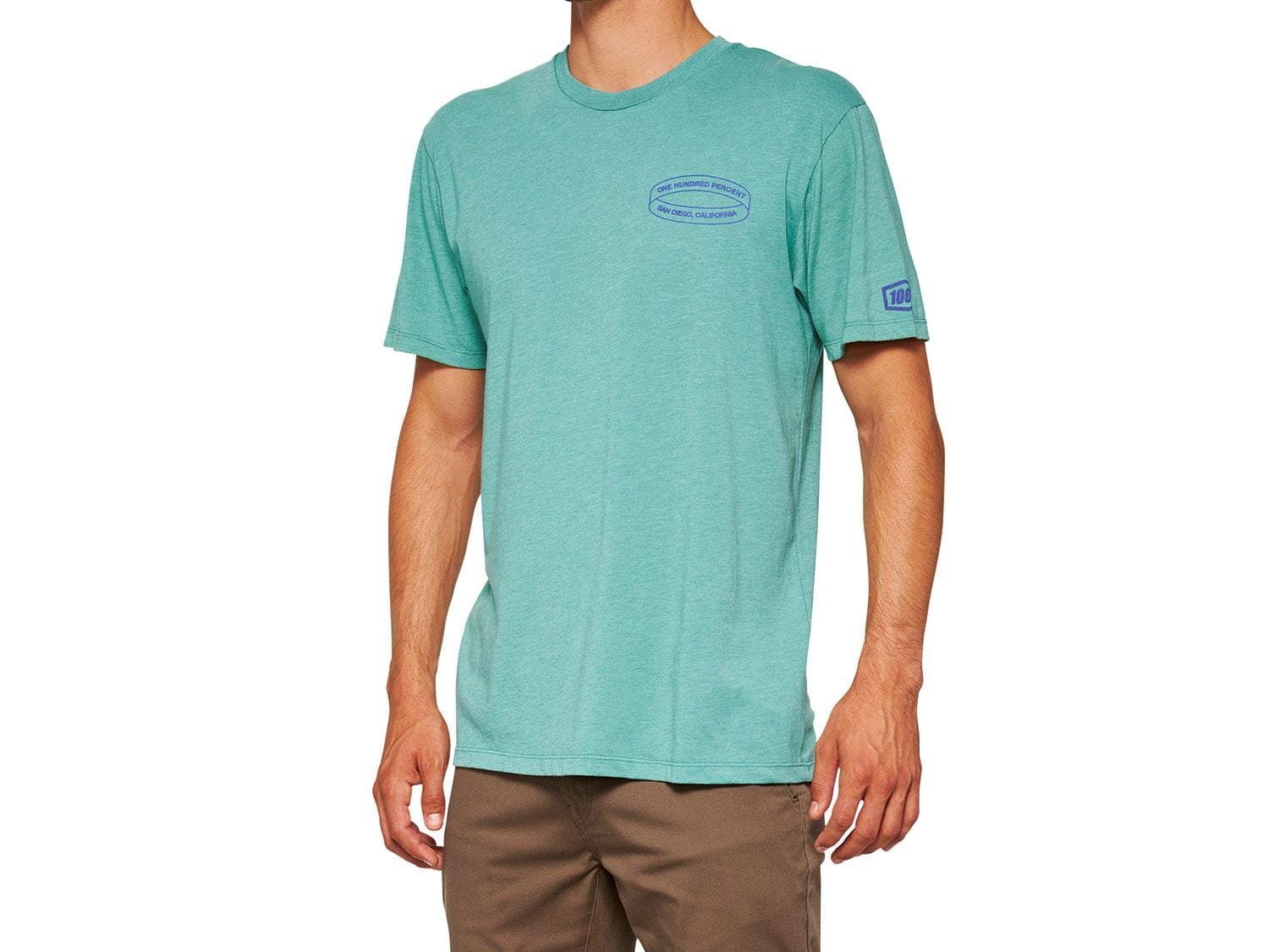 T-Shirts Ocean Heather M- - (1-tlg) Infinitee Blue T-Shirt 100% T-Shirt 100%