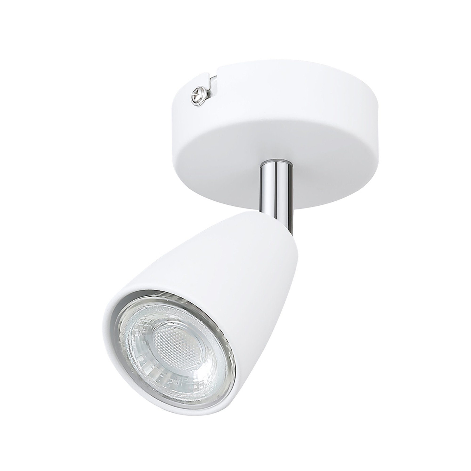 Deckenspots, LED Flammig Dimmbar, LED Warmweiß, Deckenstrahler, 1 IMPTS Nicht wechselbar, Spotleuchte, Wandlampe