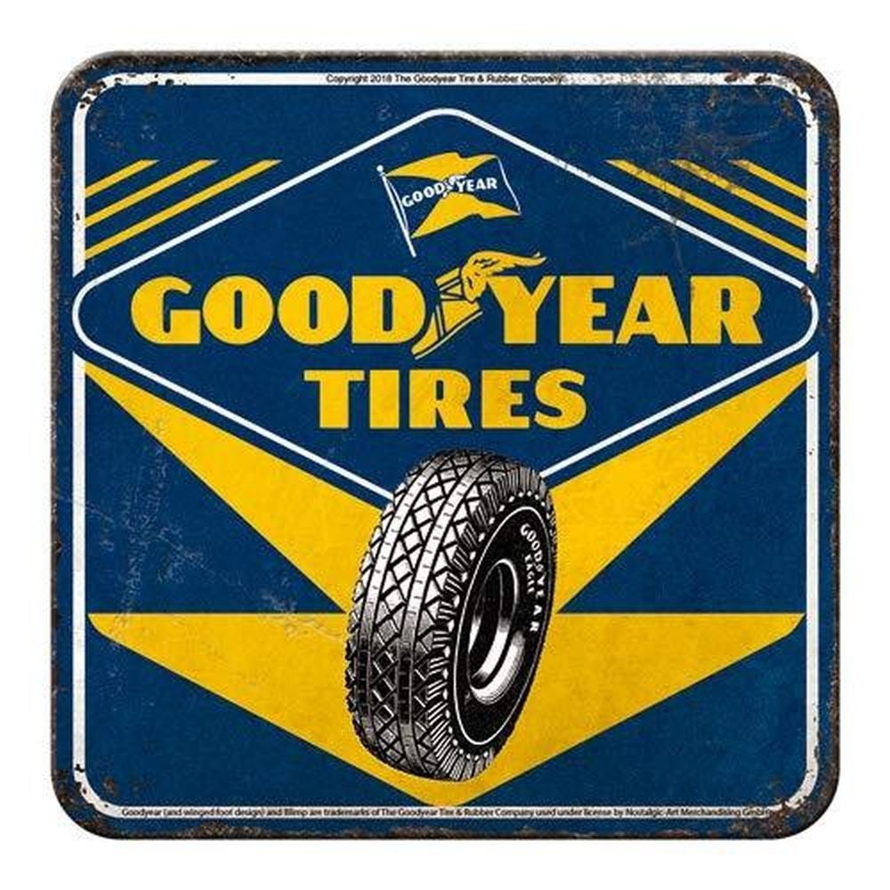 Nostalgic-Art Getränkeuntersetzer Nostalgic-Art - Untersetzer - Goodyear - Tires