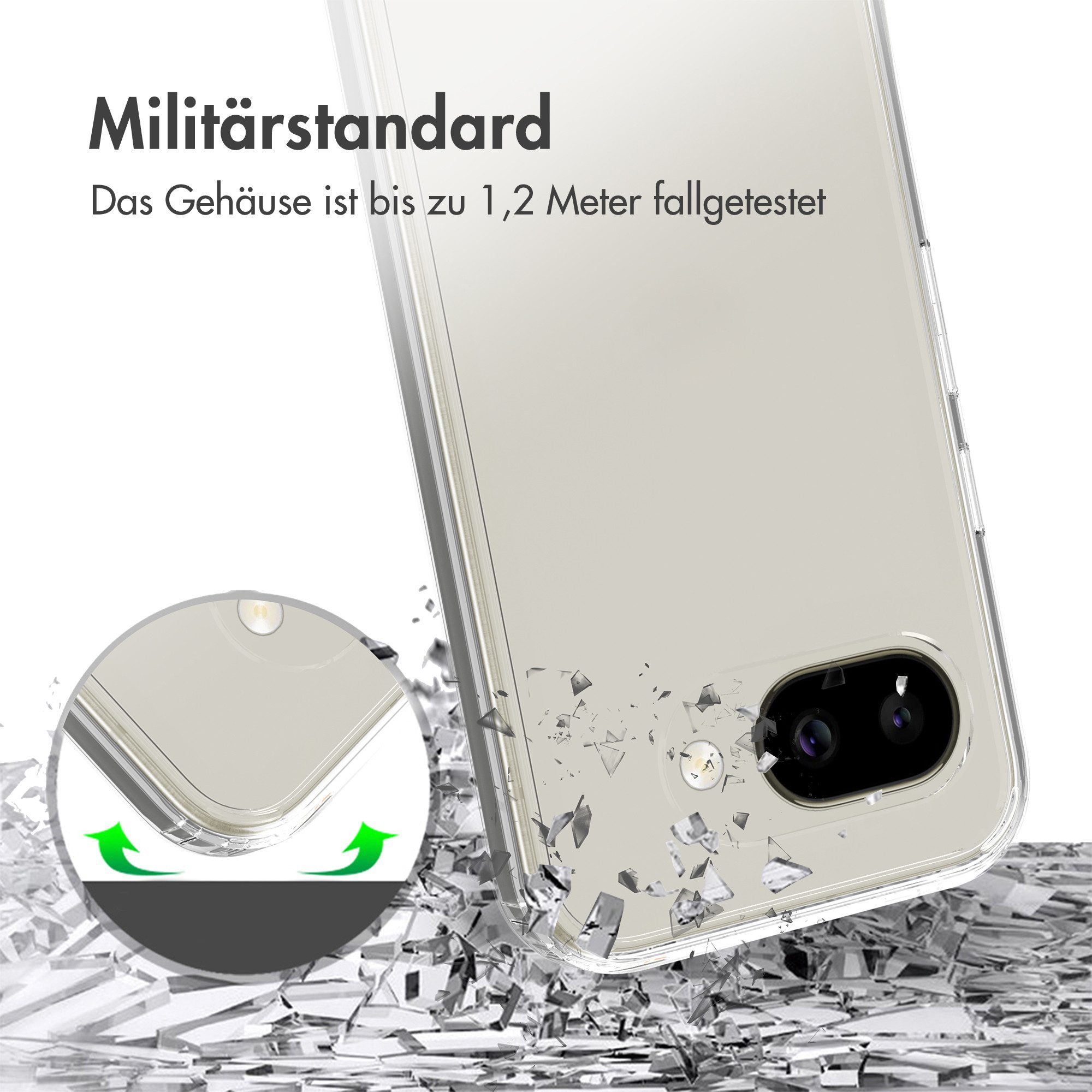 Accezz Backcover Accezz Xtreme Impact Case Google Pixel 10a - Transparent